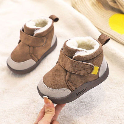 Aurevia ™ Infant Winter Boots – Plush and Soft Sole Baby Snow Shoes