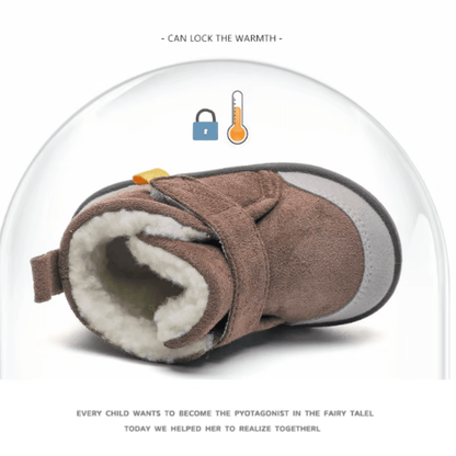 Aurevia ™ Infant Winter Boots – Plush and Soft Sole Baby Snow Shoes