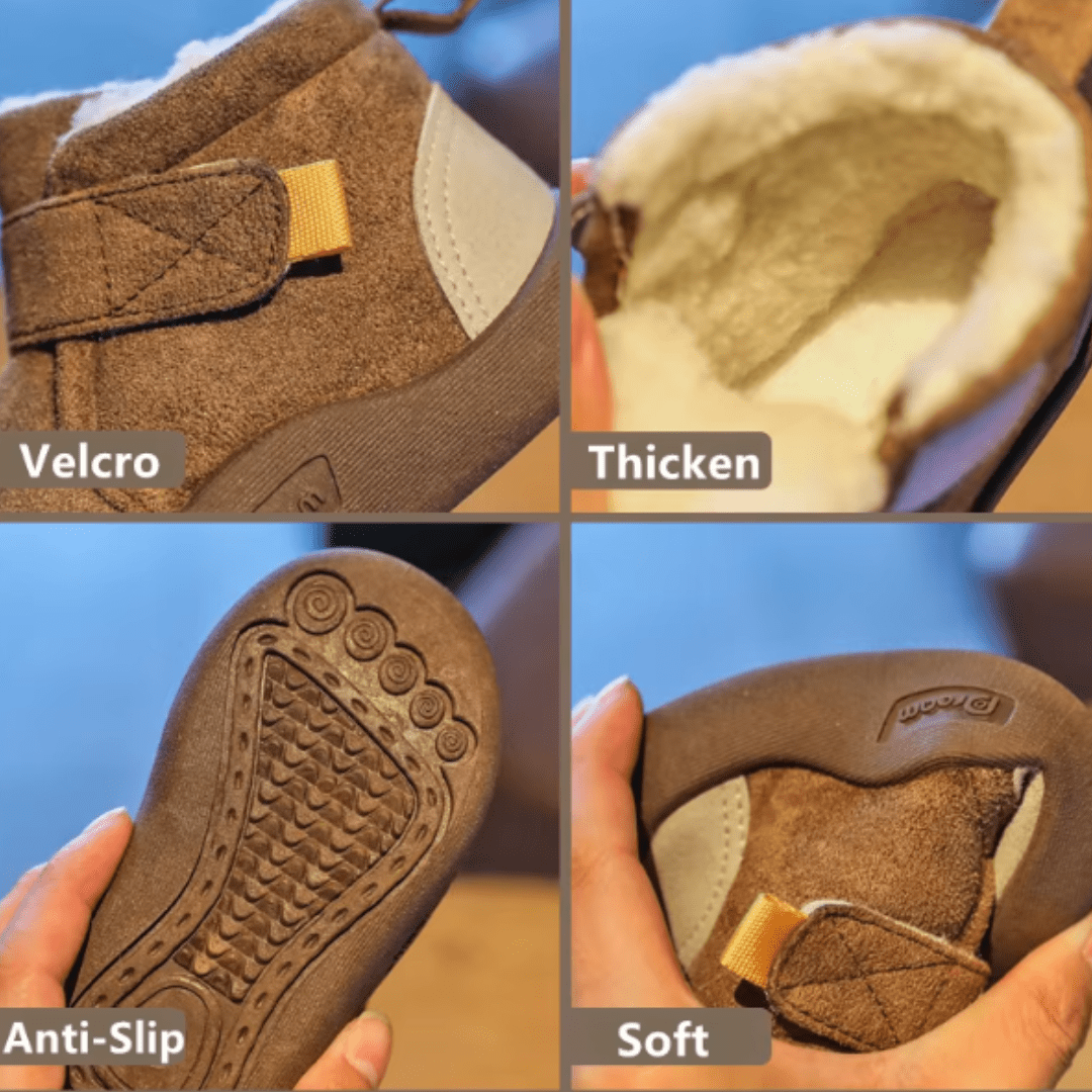 Aurevia ™ Infant Winter Boots – Plush and Soft Sole Baby Snow Shoes